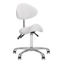 Scaun pentru salon ergonomic cu spatar model 1004 Giovanni alb, art ACP 141629